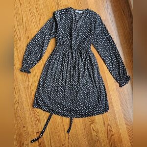 Motherhood Black Ditsy Floral Dress